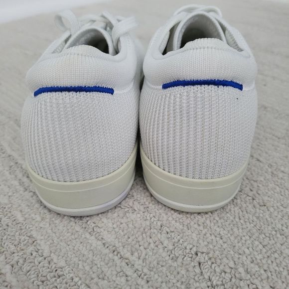 Rothys Lace Up Bright White Sneakers Size 8 - Picture 3 of 11